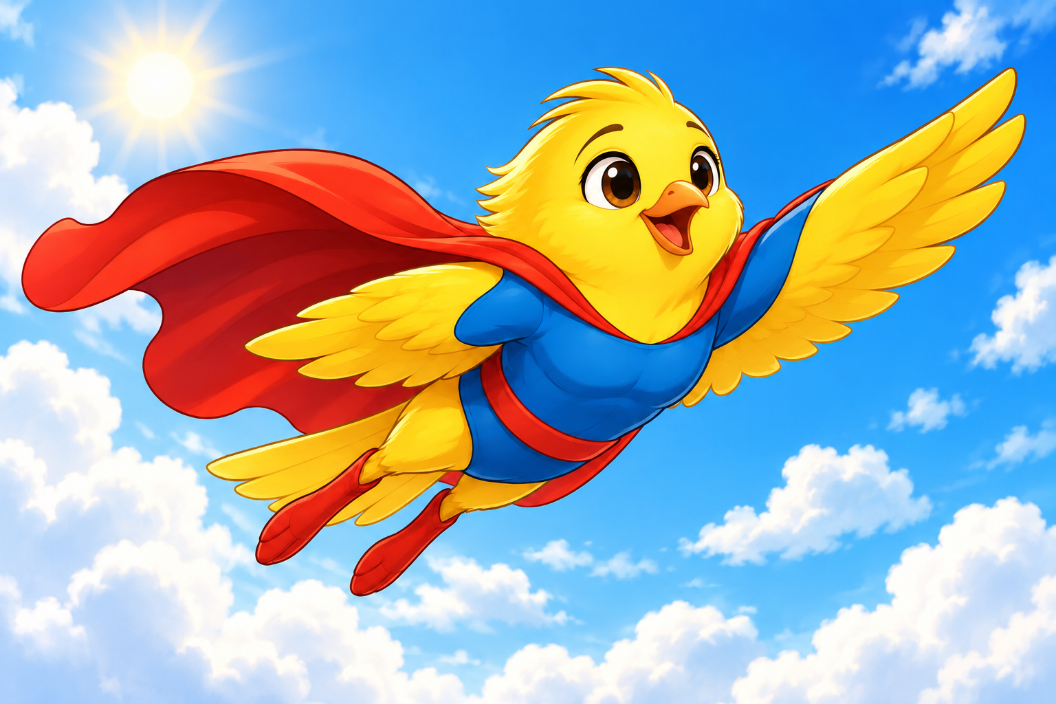 Super Hero Flying Canary